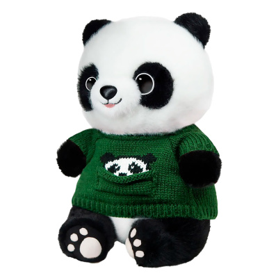 Мягкая Игрушка Панда в Зеленом Свитере 25 см MaxiToys 022502-25-GR 1